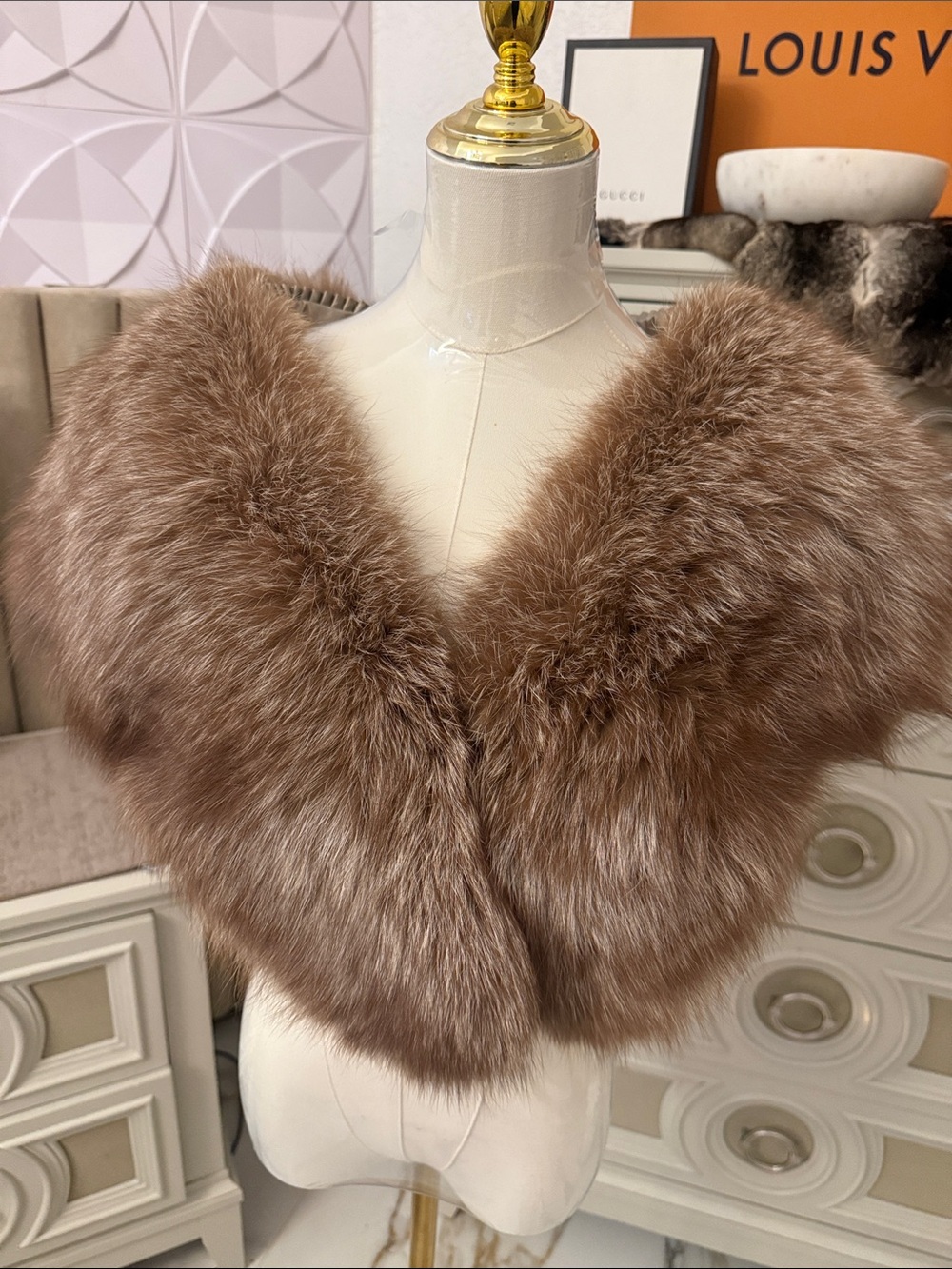 Real Fox fur shawl